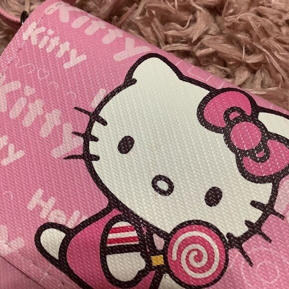Pastel Pink Hello Kitty Graphic Kawaii Kidcore Crossbody Bag - Picture 9 of 9